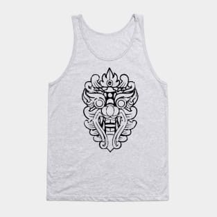 Aztec mask face #3 / Barong, Balinese mask / The Beach movie Tank Top